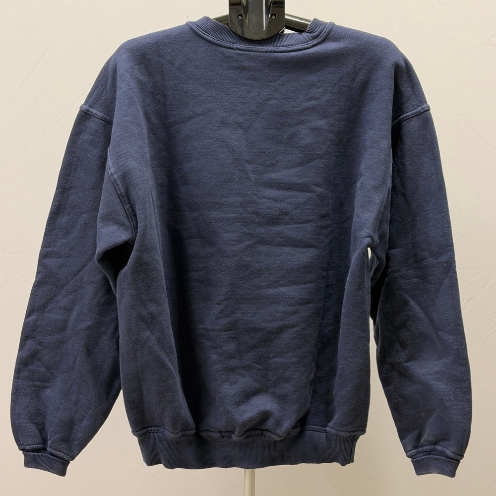 Disney World Mickey Mouse American Flag Sweatshirt Pullover Navy Blue Adult XL - Picture 2 of 10